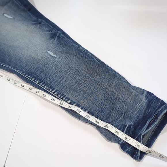 Buckle Black Jeans Womens 38 Blue Fit no 75 Skinny Jeans Distressed - Picture 13 of 13